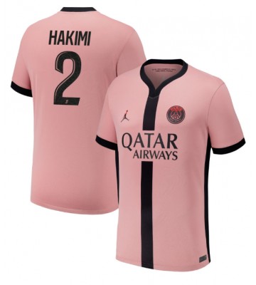 Paris Saint-Germain Achraf Hakimi #2 Tredje trøje 2024-25 Kort ærmer
